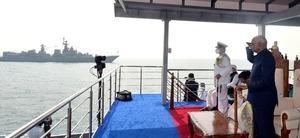 PFR 2022: President Ram Nath Kovind reviews Indian naval fleet in Visakhapatnam