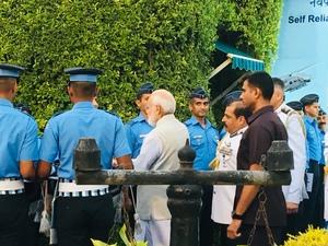 PM Modi visits Air Force’s  exhibition on self reliance 