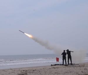 IAF vice-chief AM Arora witnesses combined guided-weapons firing 
