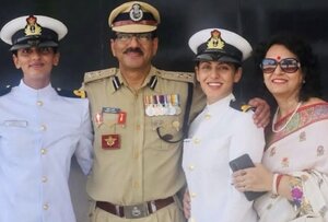 Meet Ghaziabad sisters Astha and Akanksha Tyagi commissioned as Indian Navy officers in consecutive years