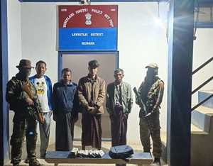 Assam Rifles foils major smuggling operations in Mizoram, seizes cash and explosives, detains 5 Myanmar nationals