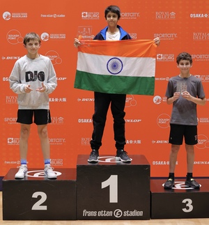 Indian squash prodigy Amarya Bajaj wins Dutch Junior Open U-13 title, continues remarkable rise