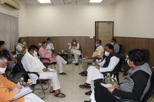 Rajnath Singh chairs GoM meet t on coronavirus      