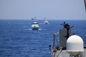 INS Kochi visits Egypt, participated in exercise with Egyptian ships