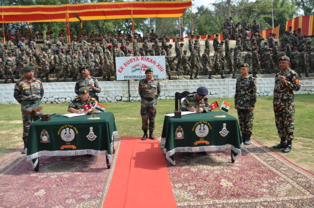 India-Nepal Army exercise Surya Kiran ends