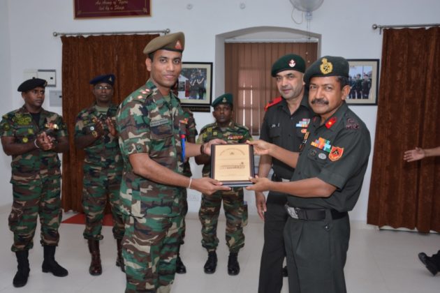 Sri Lankan army delegate visits Central Command establishments