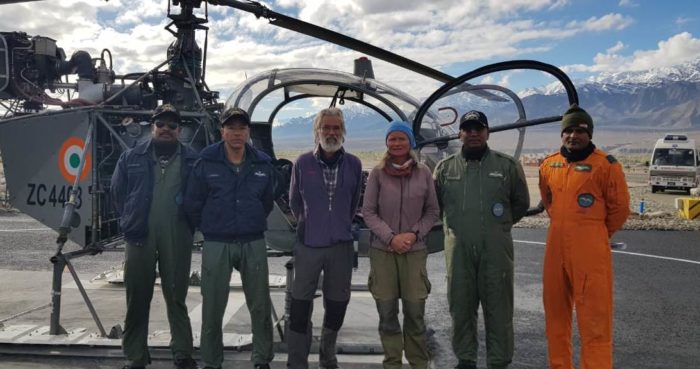 Siachen Pioneers casevac 2 German nationals from Pingdong La