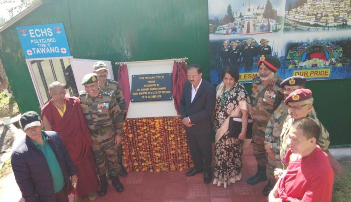 Bhmare inaugurates ECHS polyclinic in Tawang