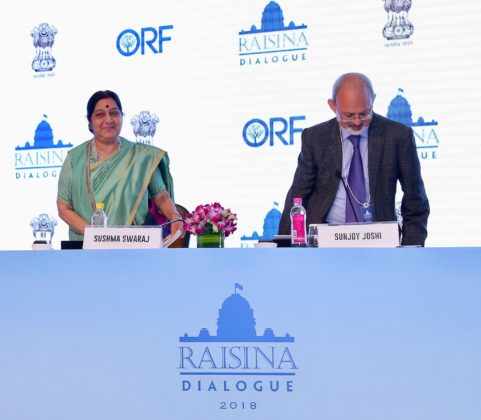 India contributing to global peace: Swaraj