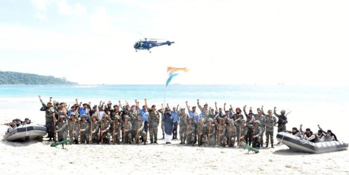 Sitharaman reviews operational preparedness of Andaman and Nicobar Command