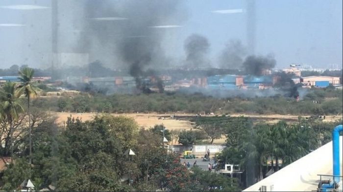 Mirage 2000 crashed  in Bengaluru , pilots killed