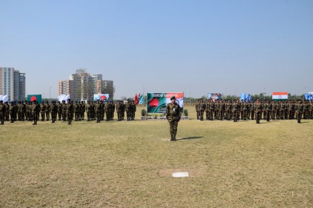 Troops of India and Bangladesh commence “Sampriti” exercise in Tangail