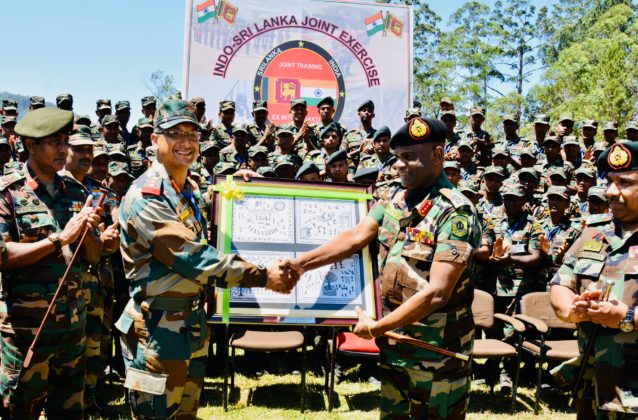 Mitra Shakti: Sri Lankan Army Chief praises Indian troops tactical drill