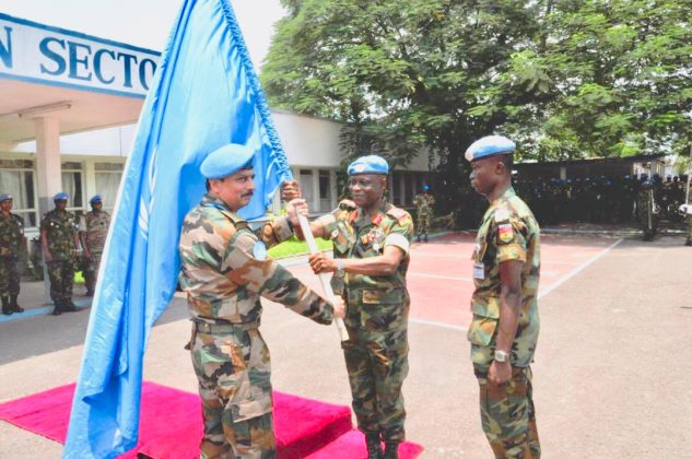 Col Yashdeep Sangwan takes charge of a MONUSCO sector