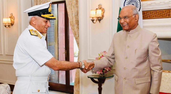 Navy Chief Admiral Lanba calls on President