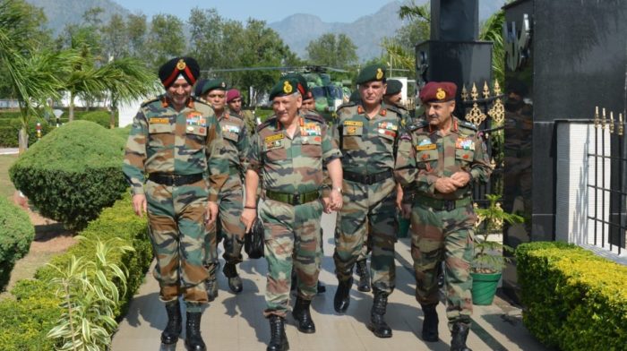 Gen Rawat reviews security situation in Jammu and Kashmir