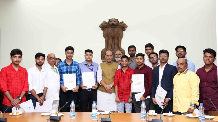 Rajnath Singh honours Kargil War online quiz winners