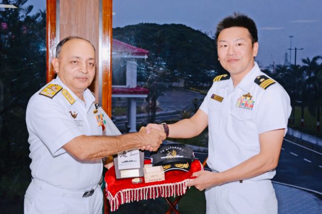 JMSDF Missile destroyer arrives at Kochi